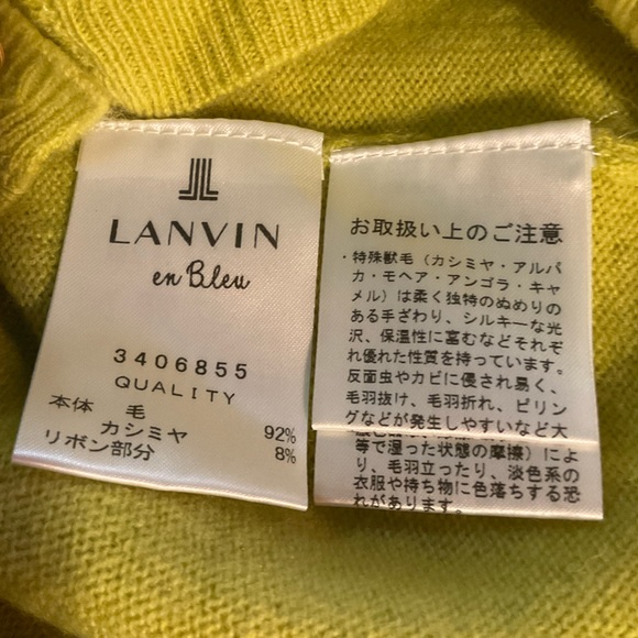 ** NWT LANVIN En Bleu Sweater - Picture 6 of 9